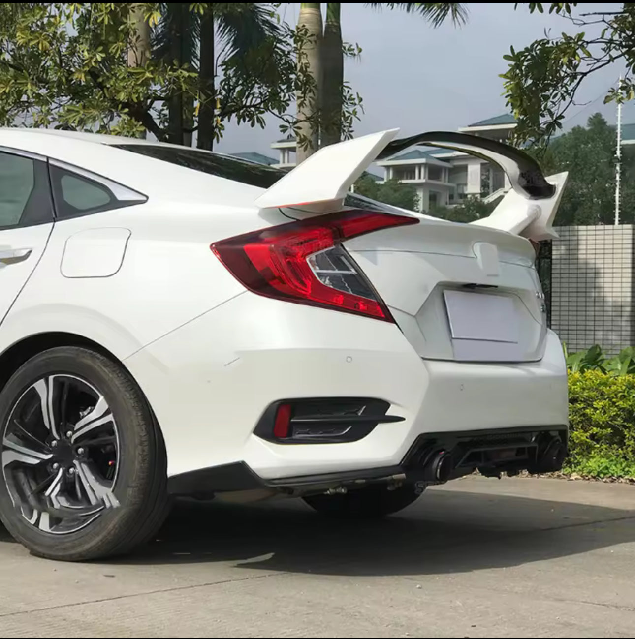 Honda Civic X Type R Spoiler Abs Plastic