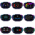 OBD2 Head-up Display Car Digital Speedometer RPM Tachometer Water/Oil Temperature Speed Meter for Cars - P24