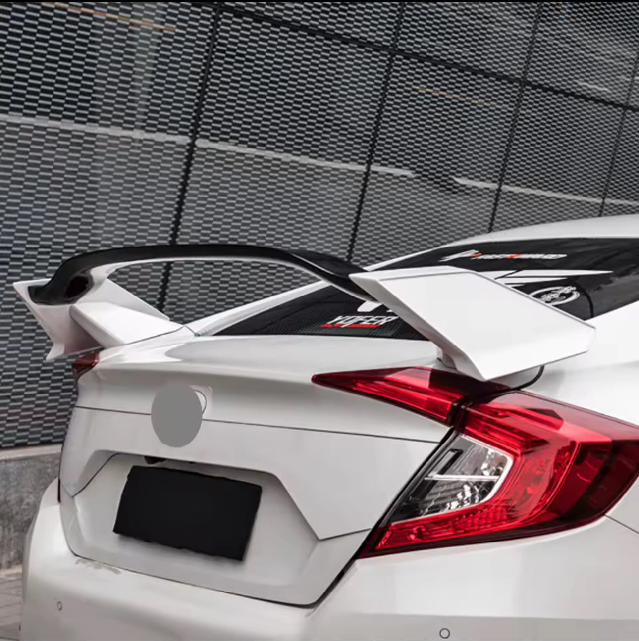 Honda Civic X Type R Spoiler Abs Plastic