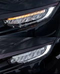 Honda Civic X Facelift style headlights.