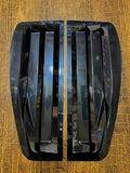 Suzuki Wagon R Side Windows Quater Louver Covers - Black