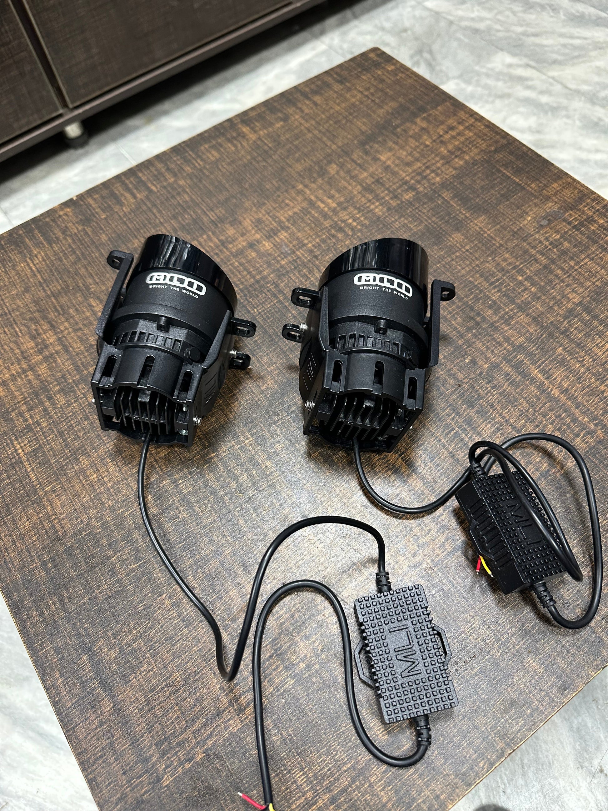 Premium Quality Bright Fog Light Projectors - 2PCs