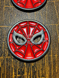 3D Mini Spider Car Badge Metal Logo - 2 PCs