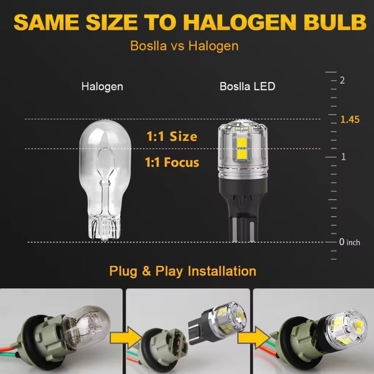 T15 12SMD CANBUS LED Bulb (Error Free)