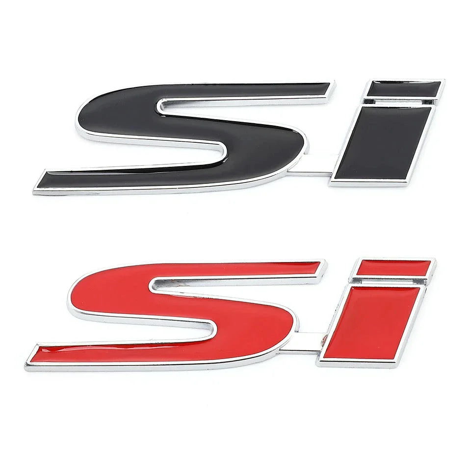 3D Si Car Badge Metal Logo