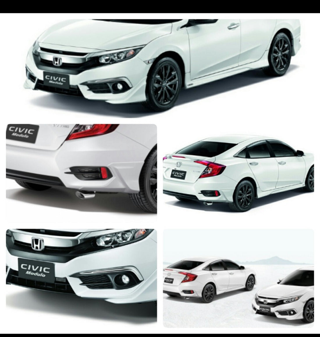 Honda Civic X Modulo Style Abs Plastic Bodykit 6Pcs
