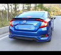 Honda Civic X Rs Down Wing Style Spoiler Abs Plastic