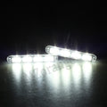 Car Grill White Flashers, Strobe light - 4 PCs
