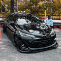 Car Front Bumper Splitter ABS Plastic - Small Spike Style - 3Pcs