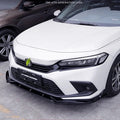 Car Front Bumper Splitter ABS Plastic - Small Spike Style - 3Pcs