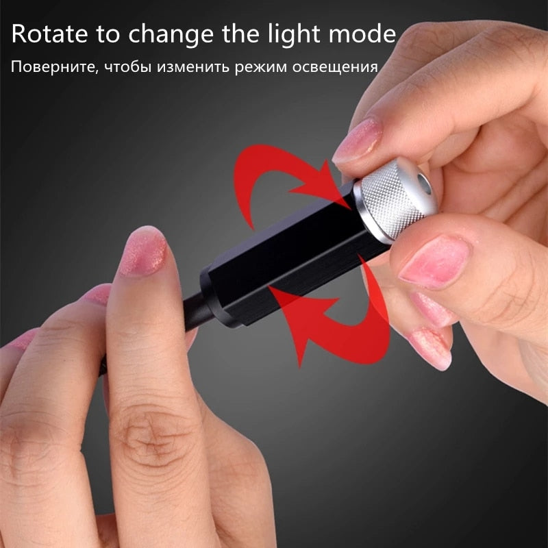 Car Roof Star Atmosphere Light, Romantic LED Star Night Light