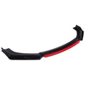 Car Front Bumper Splitter ABS Plastic - 4Pcs