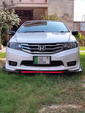 Car Front Bumper Splitter ABS Plastic - 4Pcs