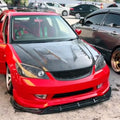 Car Front Bumper Splitter ABS Plastic - Spike Special - 3Pcs