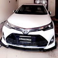 Car Front Bumper Splitter ABS Plastic - Center 3 Dot - 3Pcs