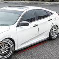 Car Side Splitter ABS Plastic  - 2Pcs