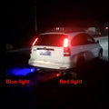 Universal Carbon Fiber Car Exhaust Muffler Tip With LED Light