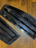 Suzuki Wagon R Side Windows Quater Louver Covers - Black
