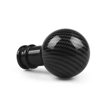 Universal Carbon Fiber Round Car Gear Shift Knob