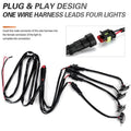 4 Pcs Universal Amber Color Grill Lights