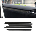 Honda Civic X Carbon Fiber Interior Door Trims - 4 Pcs