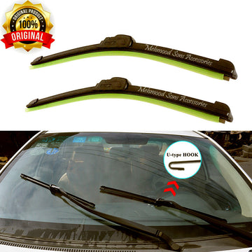 Silicone Wiper blades For All Cars - U type Hook Fitting Wiper - 1Pcs of choosen size