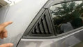 Toyota Corolla 2009-14 Side Windows Quater Louver Covers - Black